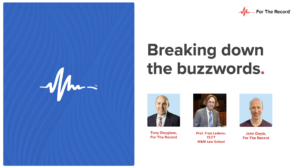 Breaking down the buzzwords - webinar speaker information.